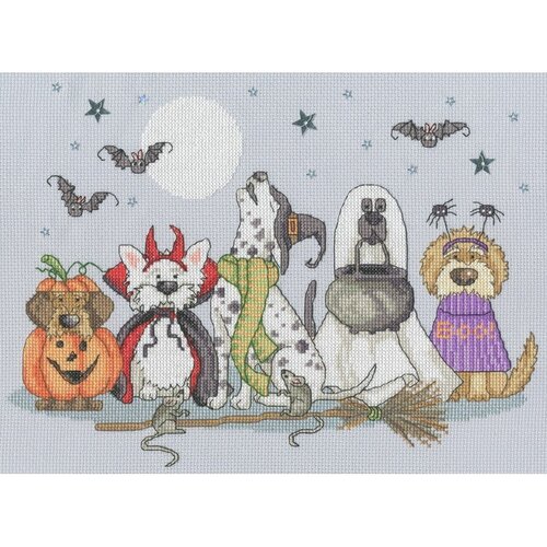 Bothy Threads Bothy Threads Borduurpakket Howling Hounds Bothy Threads Bothy Threads Borduurpakket Howling Hounds