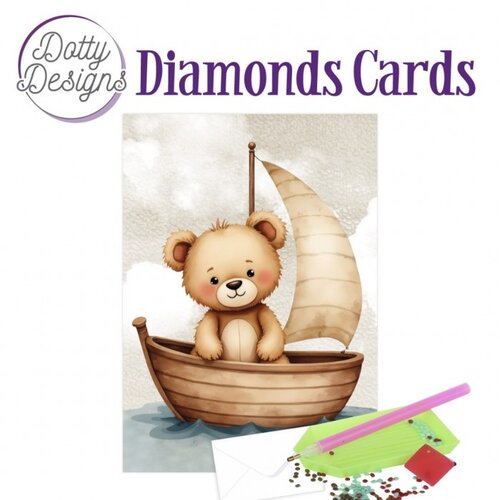 Dotty Designs Diamond Painting Kaart Teddy 2 Dotty Designs Diamond Painting Kaart Teddy 2