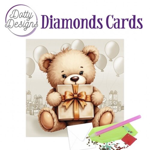 Dotty Designs Diamond Painting Kaart Teddy 1 Dotty Designs Diamond Painting Kaart Teddy 1