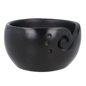 Scheepjeswol Yarn bowl dennenhout 15 x 10 cm donkerbruin