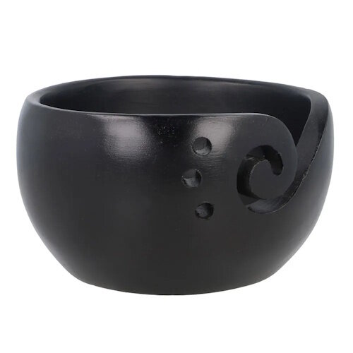 Scheepjeswol Yarn bowl dennenhout 15 x 10 cm donkerbruin