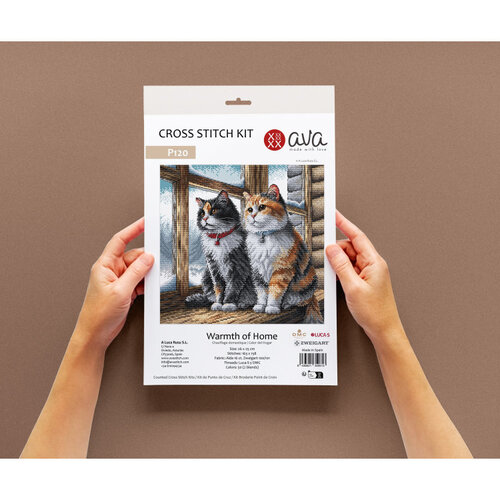 AVA Stitch Borduurpakket The Young Girl and the Guardian Wolf AVA-P083