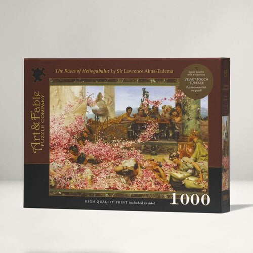 Art & Fable Art & Fable Legpuzzel Roses of Heliogabalus 1000 stukjes Art & Fable Art & Fable Legpuzzel Roses of Heliogabalus 1000 stukjes