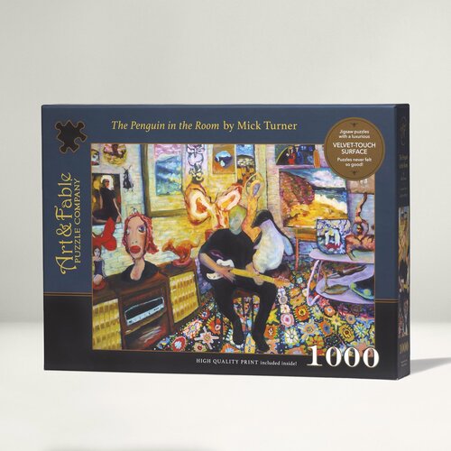 Art & Fable Art & Fable Legpuzzel Penguin in the Room 1000 stukjes Art & Fable Art & Fable Legpuzzel Penguin in the Room 1000 stukjes