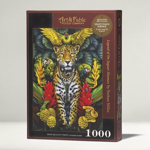 Art & Fable Art & Fable Legpuzzel Legend of the Jaguar Shaman 1000 stukjes Art & Fable Art & Fable Legpuzzel Legend of the Jaguar Shaman 1000 stukjes