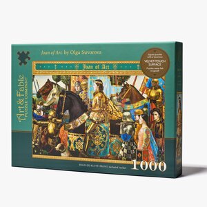 Art & Fable Art & Fable Legpuzzel Joan of Arc 1000 stukjes Art & Fable Art & Fable Legpuzzel Joan of Arc 1000 stukjes