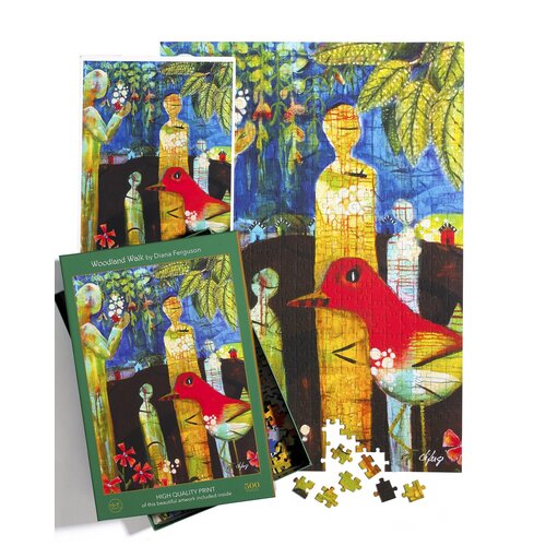 Art & Fable Art & Fable Legpuzzel Woodland Walk 500 stukjes