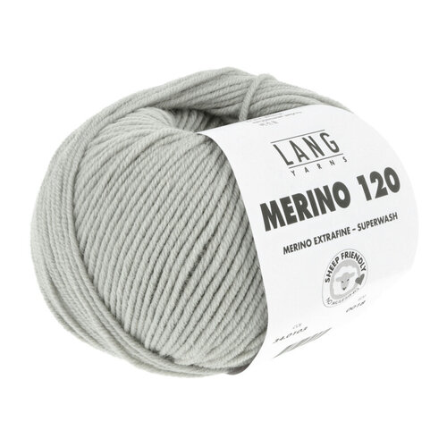 Lang Yarns Lang Yarns Merino 120 Lichtgrijs 0103
