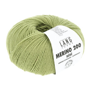 Lang Yarns Lang Yarns Merino 200 bebe nr 417 Lichtgroen Lang Yarns Lang Yarns Merino 200 bebe nr 417 Lichtgroen