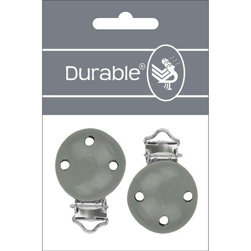 Durable Houten Speenclip Rond Grijs 30 mm Beukenhout 2 stuks Durable Houten Speenclip Rond Grijs 30 mm Beukenhout 2 stuks