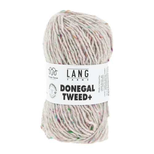 Lang Yarns Lang Yarns Donegal Tweed + 0001 Wit Mix