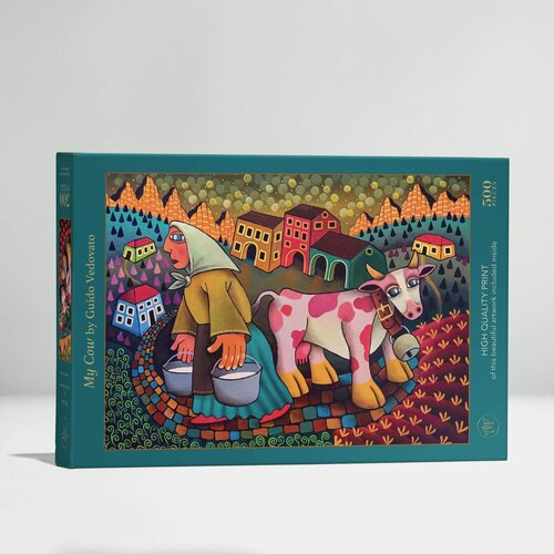 Art & Fable Art & Fable Legpuzzel My Cow 500 stukjes