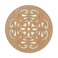 Durable Mandala HDF Eikenhout ø25 cm nr.1305