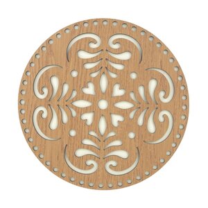 Durable Durable Mandala HDF Eikenhout ø25 cm nr.1305