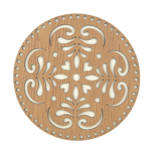 Durable Durable Mandala HDF Eikenhout ø25 cm nr.1305