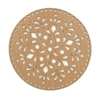 Durable Mandala HDF Eikenhout ø25 cm nr.1304