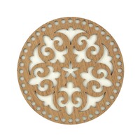 Durable Mandala HDF Eikenhout ø17 cm nr.1301