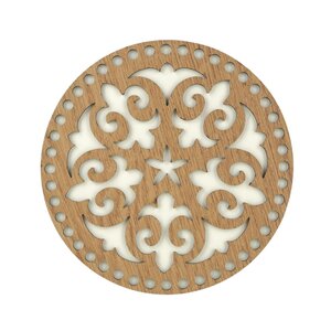 Durable Durable Mandala HDF Eikenhout ø17 cm nr.1302