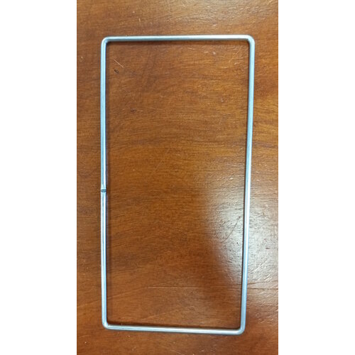 Metalen rechthoek 10 x 20 cm Metalen rechthoek 10 x 20 cm
