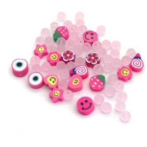 Hobbyring Katsuki smile beads pinkl 64 delig