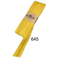 Biaisband katoen 20 mm 5 meter Donkergeel 645