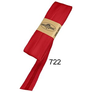 Oakidoki Biaisband katoen 20 mm 5 meter Rood 722 Oakidoki Biaisband katoen 20 mm 5 meter Rood 722