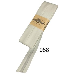 Oakidoki Biaisband katoen 20 mm 5 meter Creme 088 Oakidoki Biaisband katoen 20 mm 5 meter Creme 088