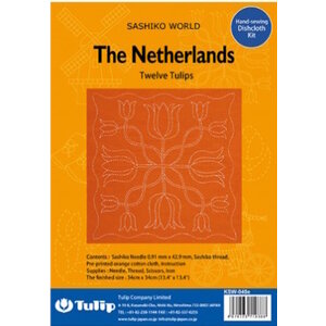 Tulip Sashiko World borduurpakket Twelve Tulips