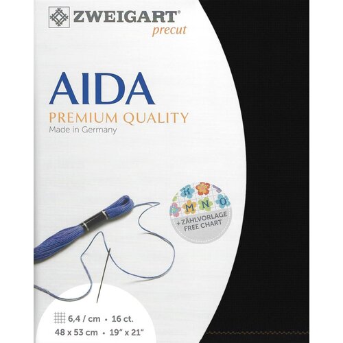 Zweigart Zweigart Precut Aida Borduurstof 6.4 st. per cm 48 x 53 cm