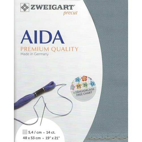 Zweigart Zweigart Precut Stern Aida Borduurstof 5.4 st. per cm 48 x 53 cm