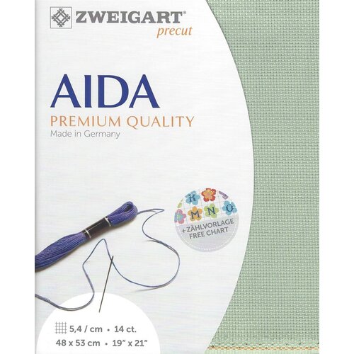 Zweigart Zweigart Precut Stern Aida Borduurstof 5.4 st. per cm 48 x 53 cm