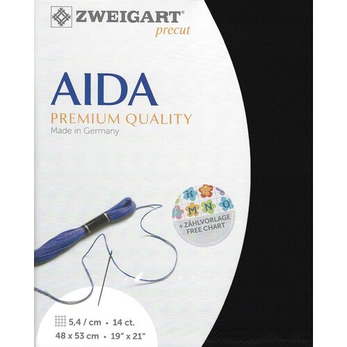 Zweigart Zweigart Precut Stern Aida Borduurstof 5.4 st. per cm 48 x 53 cm