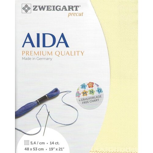 Zweigart Zweigart Precut Stern Aida Borduurstof 5.4 st. per cm 48 x 53 cm