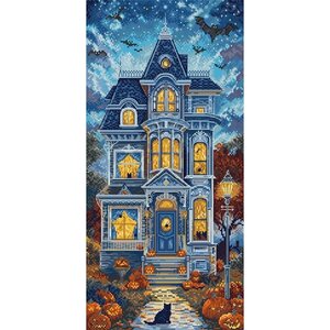 Leti Stitch Leti Stitch borduurpakket Haunt Manor 19 x 39 cm Leti Stitch Leti Stitch borduurpakket Haunt Manor 19 x 39 cm