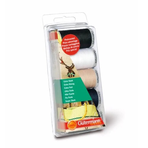Gutermann Guttermann Extra sterk set 5 x 100 meter Gutermann Guttermann Extra sterk set 5 x 100 meter
