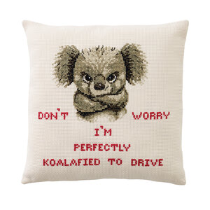 Permin Permin Borduurpakket kussen Koalafied Figure 83-5328 40 x 40 cm Permin Permin Borduurpakket kussen Koalafied Figure 83-5328 40 x 40 cm