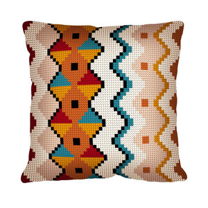 Margot and Seg Permin Borduurpakket kussen Graphic pattern 2 Margot and Seg Permin Borduurpakket kussen Graphic pattern 2