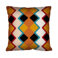 Permin Borduurpakket kussen Graphic pattern 3