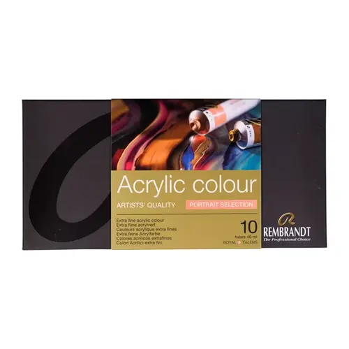 Rembrandt Rembrandt Acrylverf set 10 x 40 ml Portret selectie