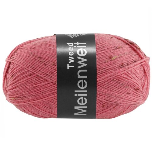 Lana Grossa Lana Grossa Meilenweit Tweed 100 gram nr 175 Anjer Roze Lana Grossa Lana Grossa Meilenweit Tweed 100 gram nr 175 Anjer Roze