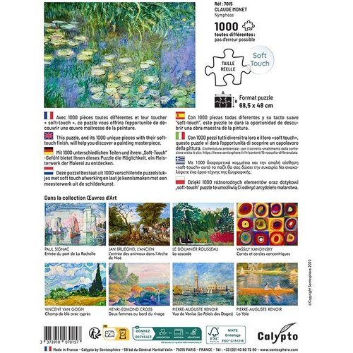 Puzzel Waterlelies Claude Monet 1000 stukjes