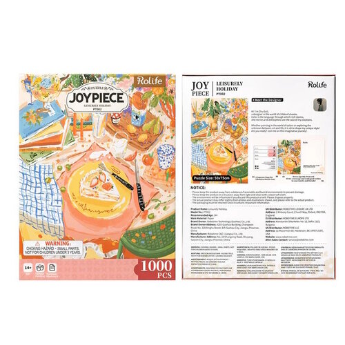 Robotime Robotime legpuzzel Joypiece Leisurely Holiday 1000 stukjes