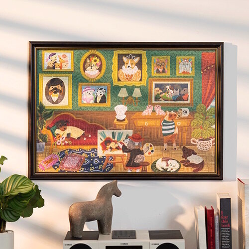 Robotime Robotime legpuzzel Joypiece Doggie Art Gallery 1000 stukjes