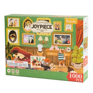 Robotime Robotime legpuzzel Joypiece Doggie Art Gallery 1000 stukjes