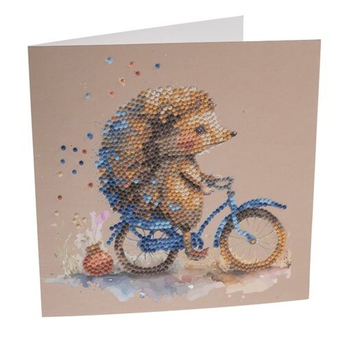 Crystal Art Crystal Art Diamond Painting Kaart Hedgehog Crystal Art Crystal Art Diamond Painting Kaart Hedgehog