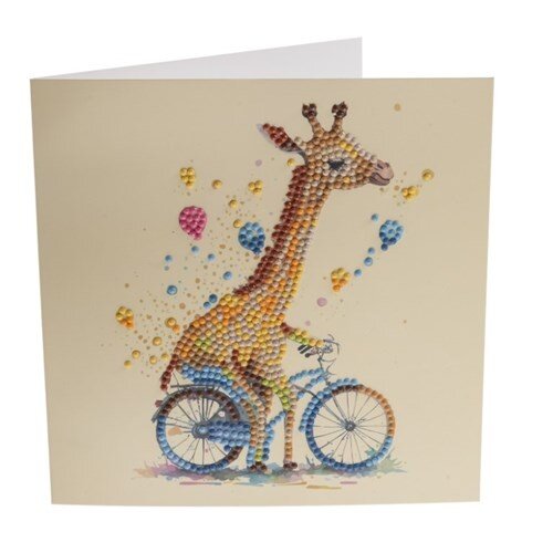 Crystal Art Crystal Art Diamond Painting Kaart Giraffe Crystal Art Crystal Art Diamond Painting Kaart Giraffe