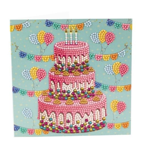Crystal Art Diamond Painting Kaart Cake Crystal Art Diamond Painting Kaart Cake