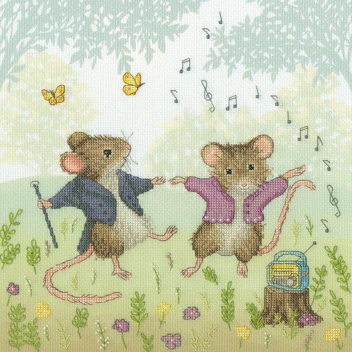 Bothy Threads Bothy Threads Borduurpakket Woodland Waltz Bothy Threads Bothy Threads Borduurpakket Woodland Waltz