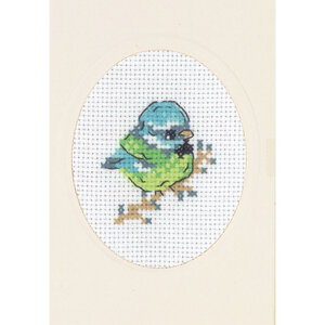 Permin Permin Borduurkaart Blauw Meesje