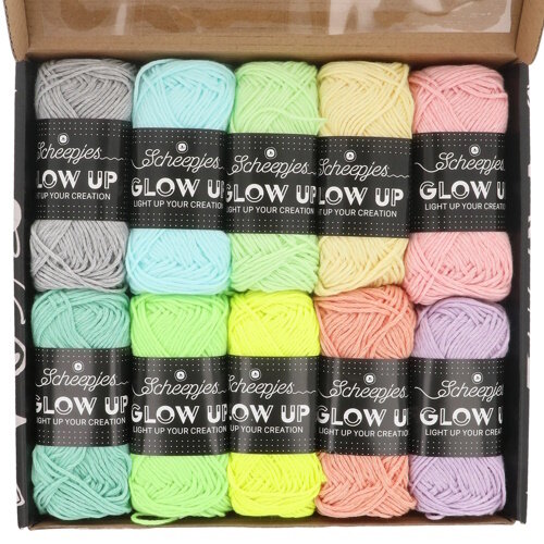 Scheepjeswol Scheepjes Glow Up colour pack 10 x 25 gram